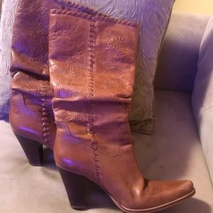 Bronx leather boots